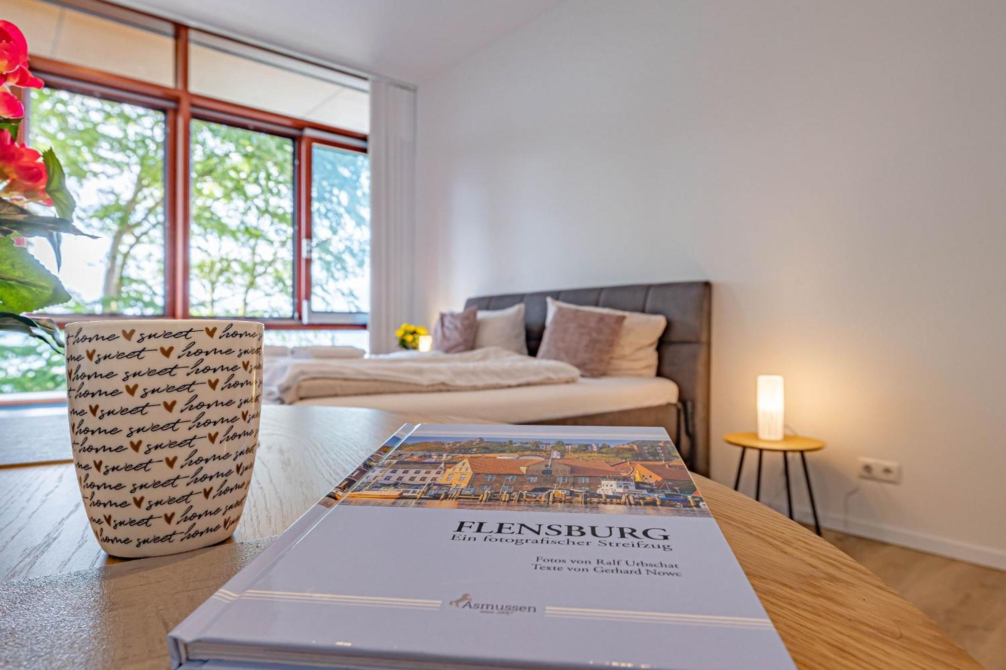 Fewo1846 Intermar - Leichte Brise - Modernes Studioapartment Mit Meerblick Gluecksburg Ngoại thất bức ảnh