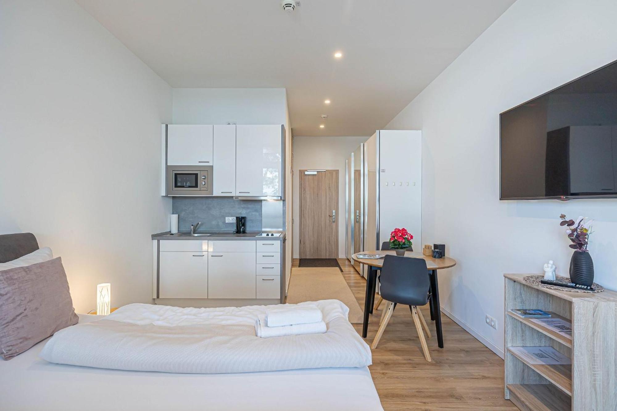 Fewo1846 Intermar - Leichte Brise - Modernes Studioapartment Mit Meerblick Gluecksburg Ngoại thất bức ảnh