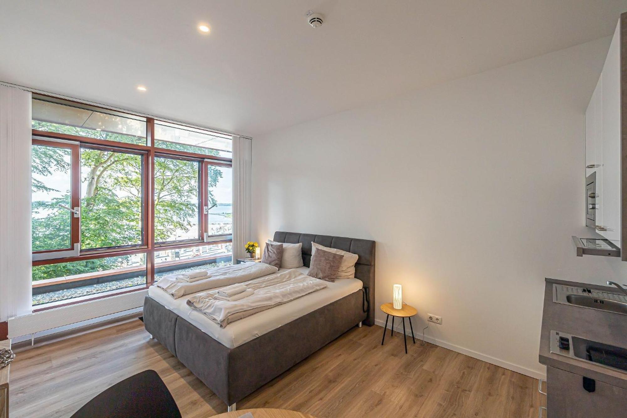 Fewo1846 Intermar - Leichte Brise - Modernes Studioapartment Mit Meerblick Gluecksburg Ngoại thất bức ảnh