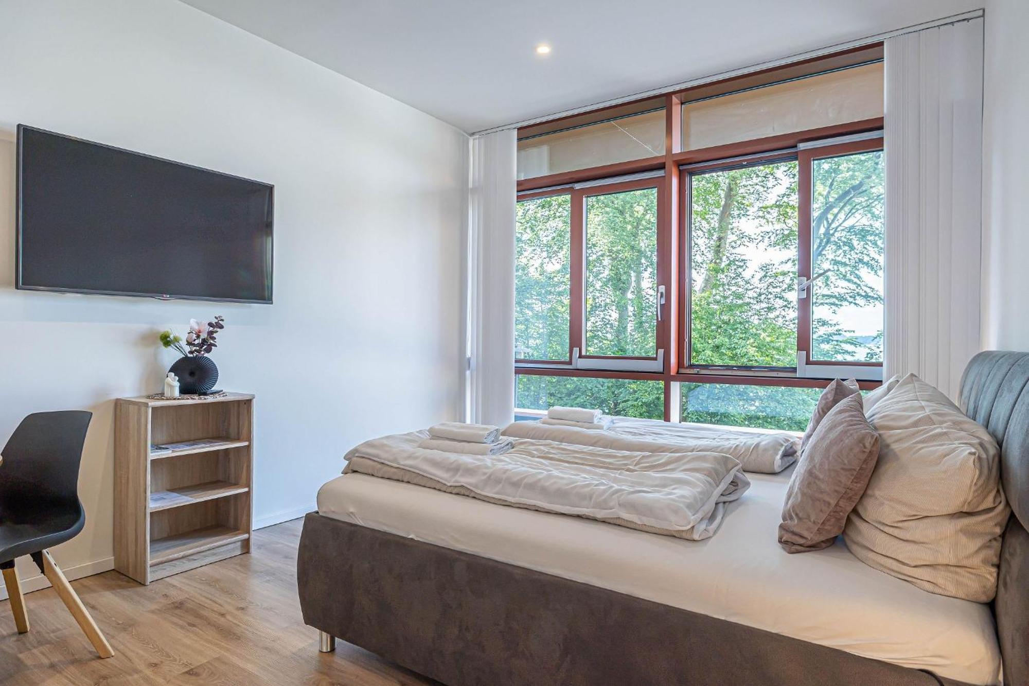 Fewo1846 Intermar - Leichte Brise - Modernes Studioapartment Mit Meerblick Gluecksburg Ngoại thất bức ảnh