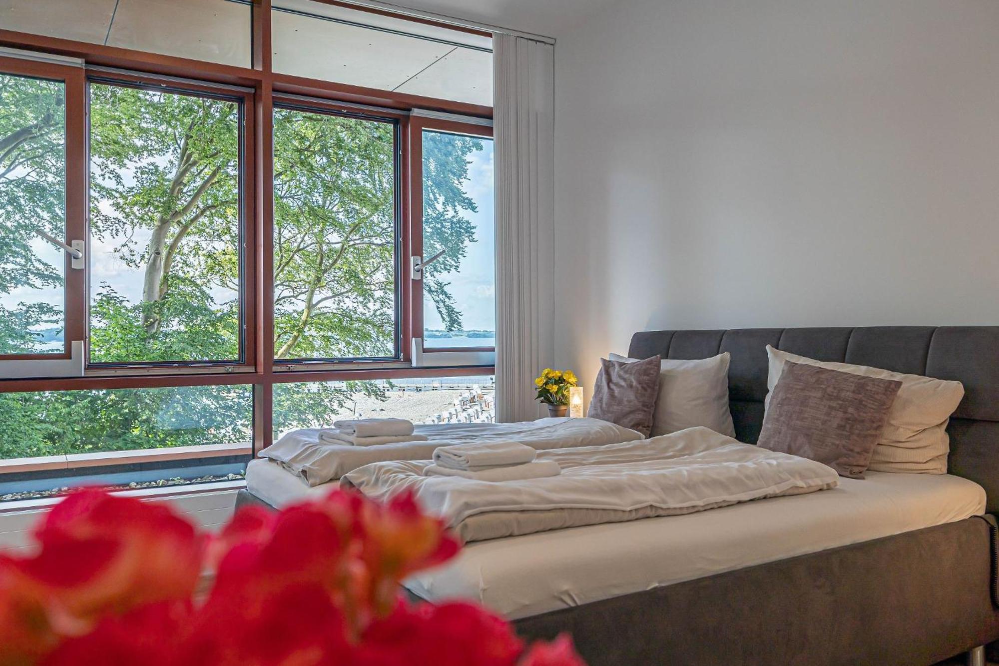 Fewo1846 Intermar - Leichte Brise - Modernes Studioapartment Mit Meerblick Gluecksburg Ngoại thất bức ảnh